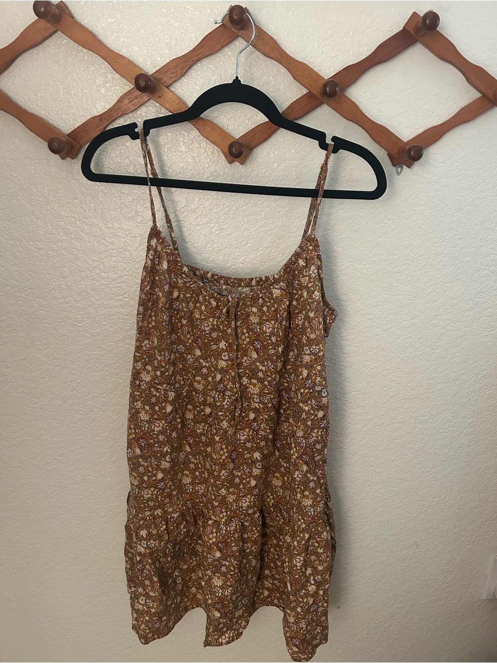Old Navy Floral Spaghetti Strap Tunic Top